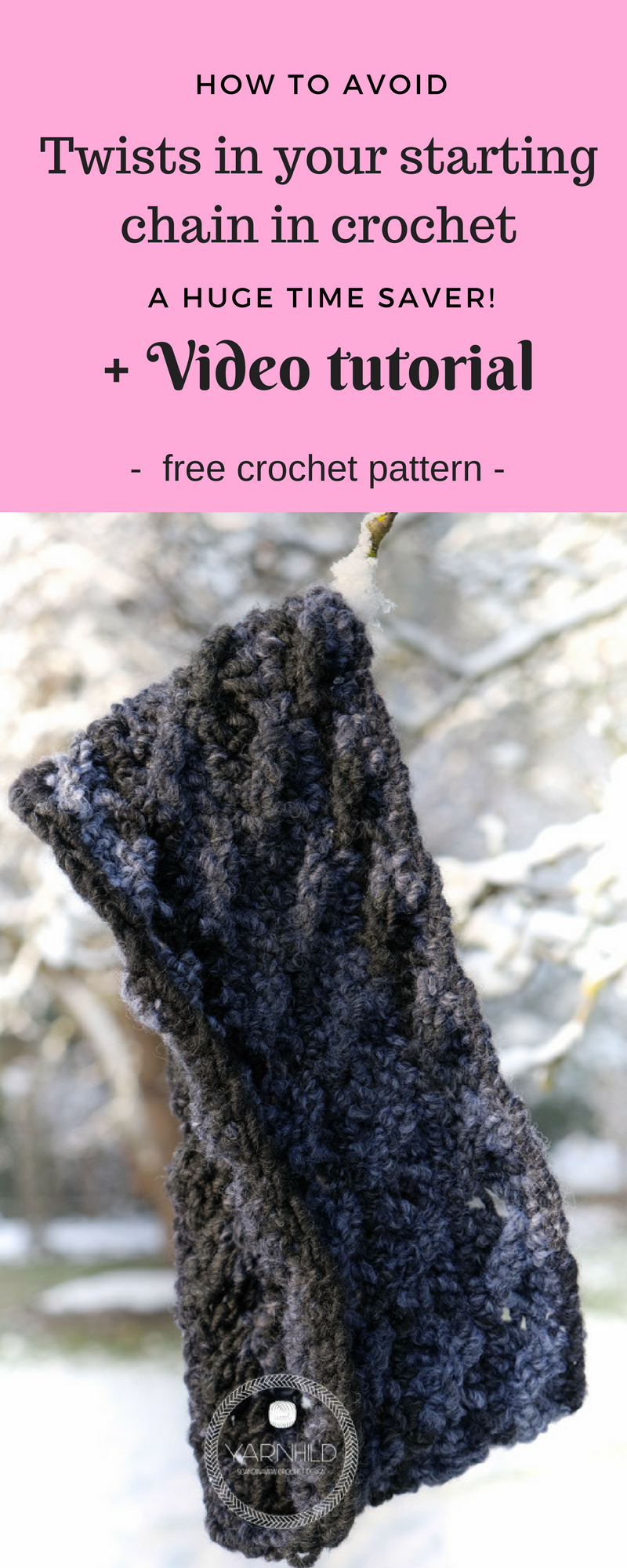 crochet how to avoid twists in a chain