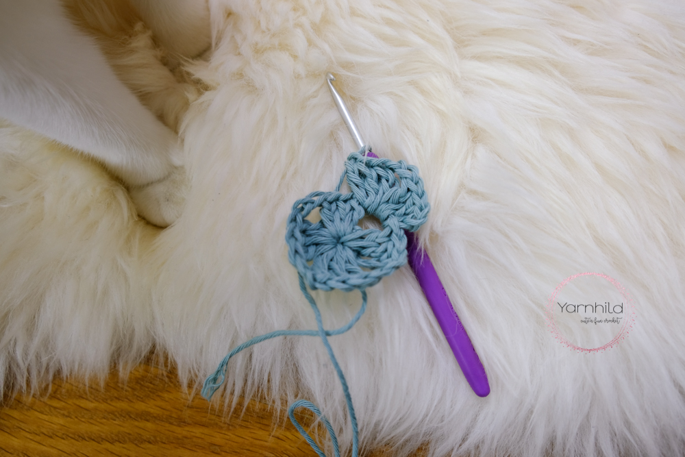 wie man eine granny square häkelt