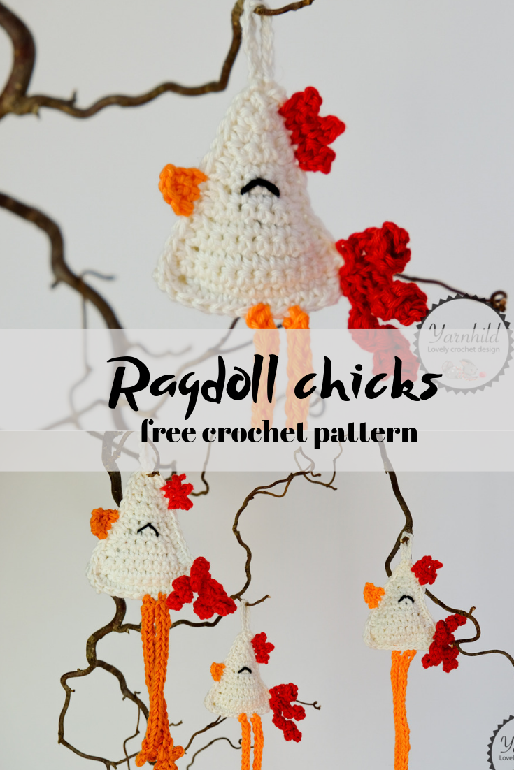 Crochet easter chicks 