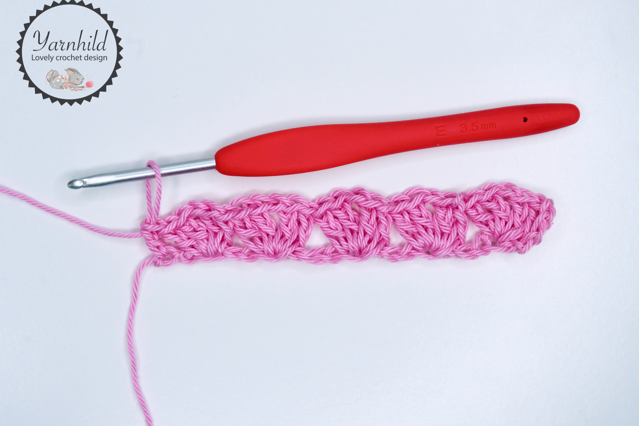 Crochet stitches - The Iris Stitch 