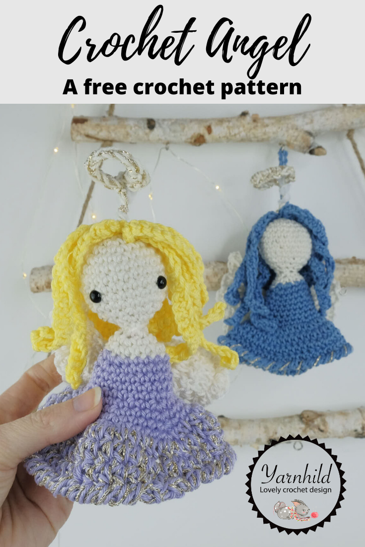 crochet ornament angel 