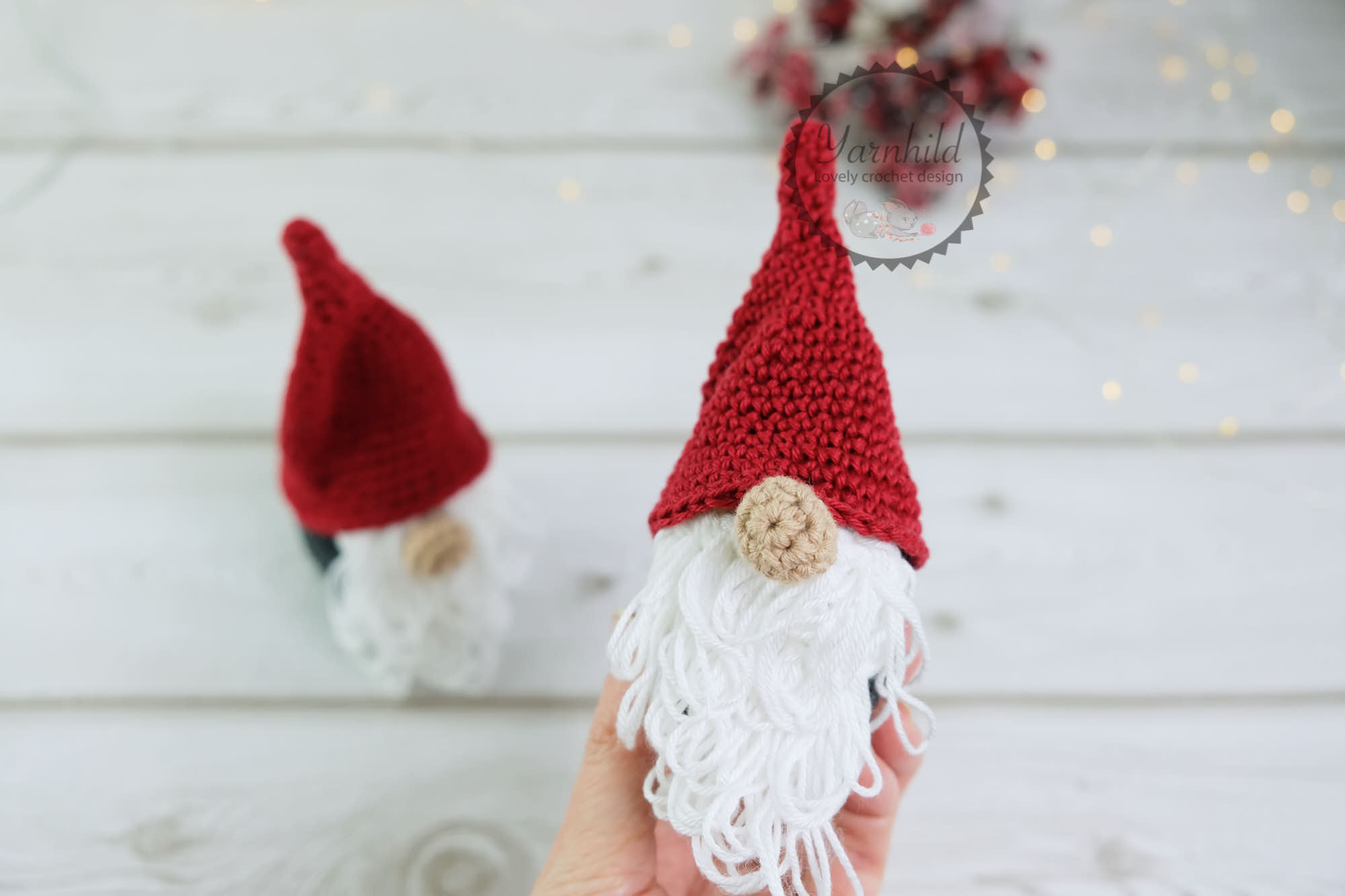 How to crochet a gnome- free video tutorial for a crochet gnome