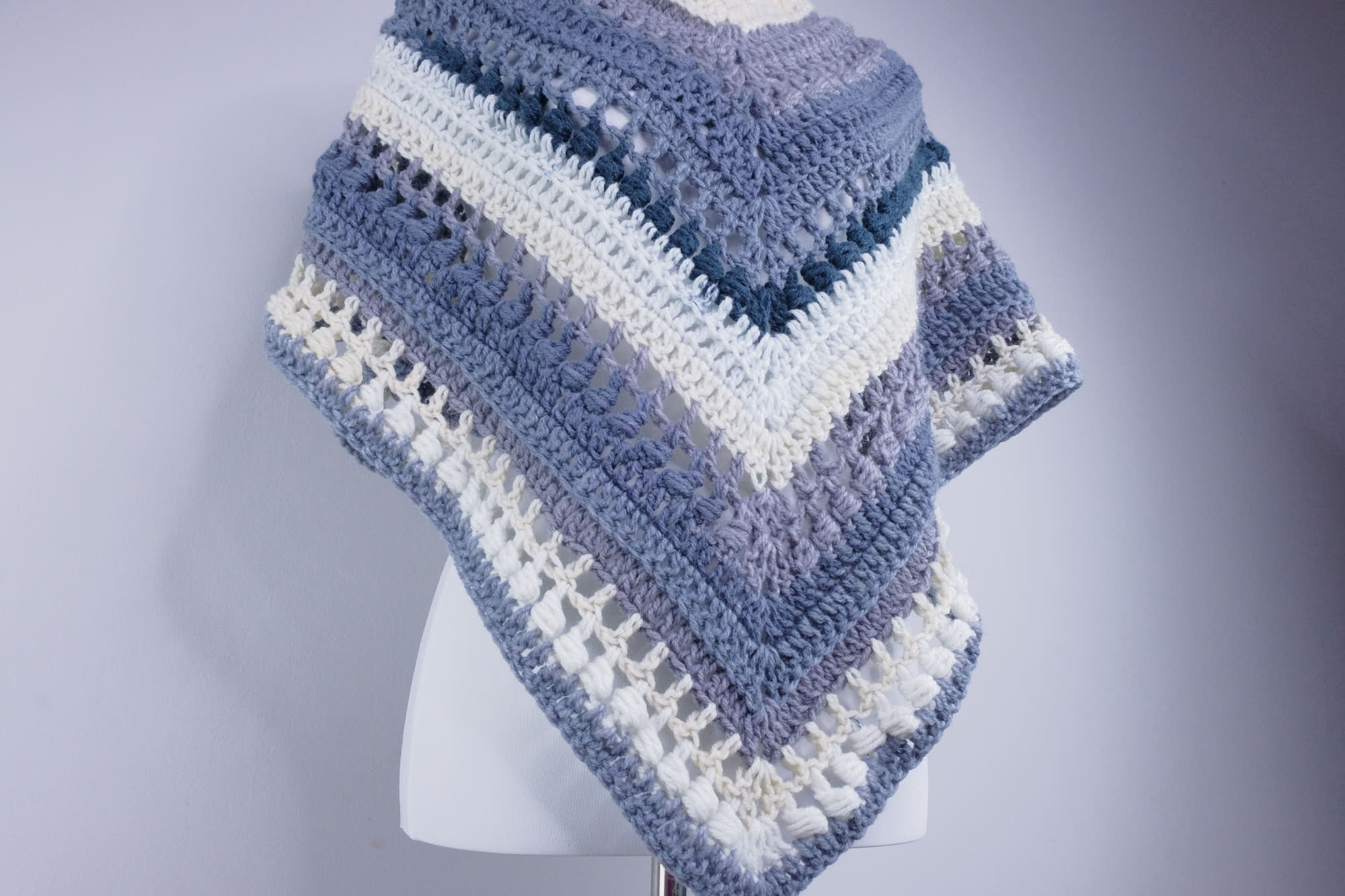 how to crochet a shawl 