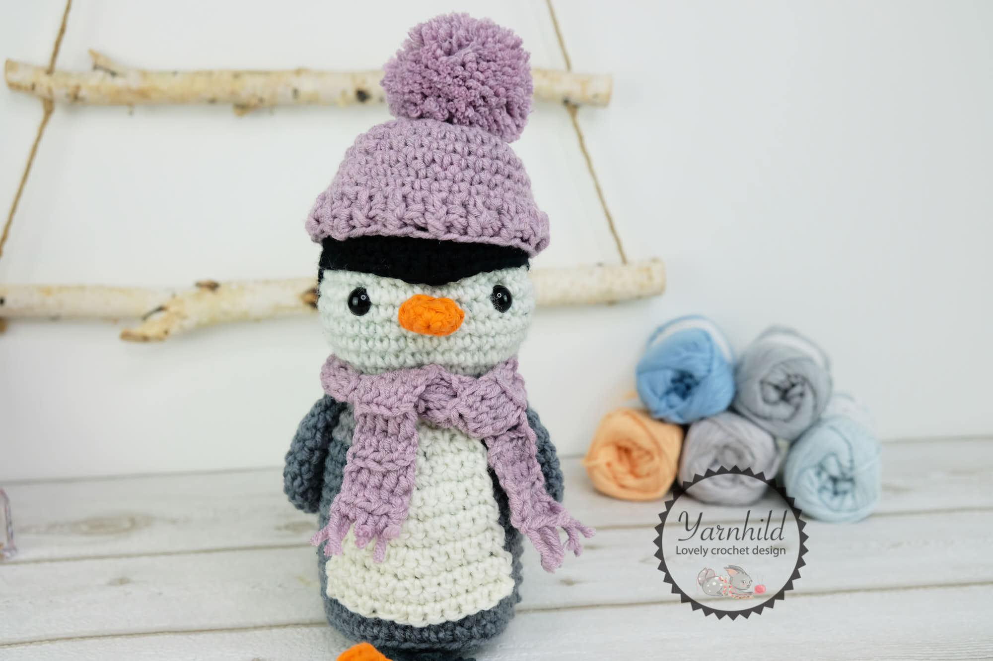 crochet amigurumi penguin 