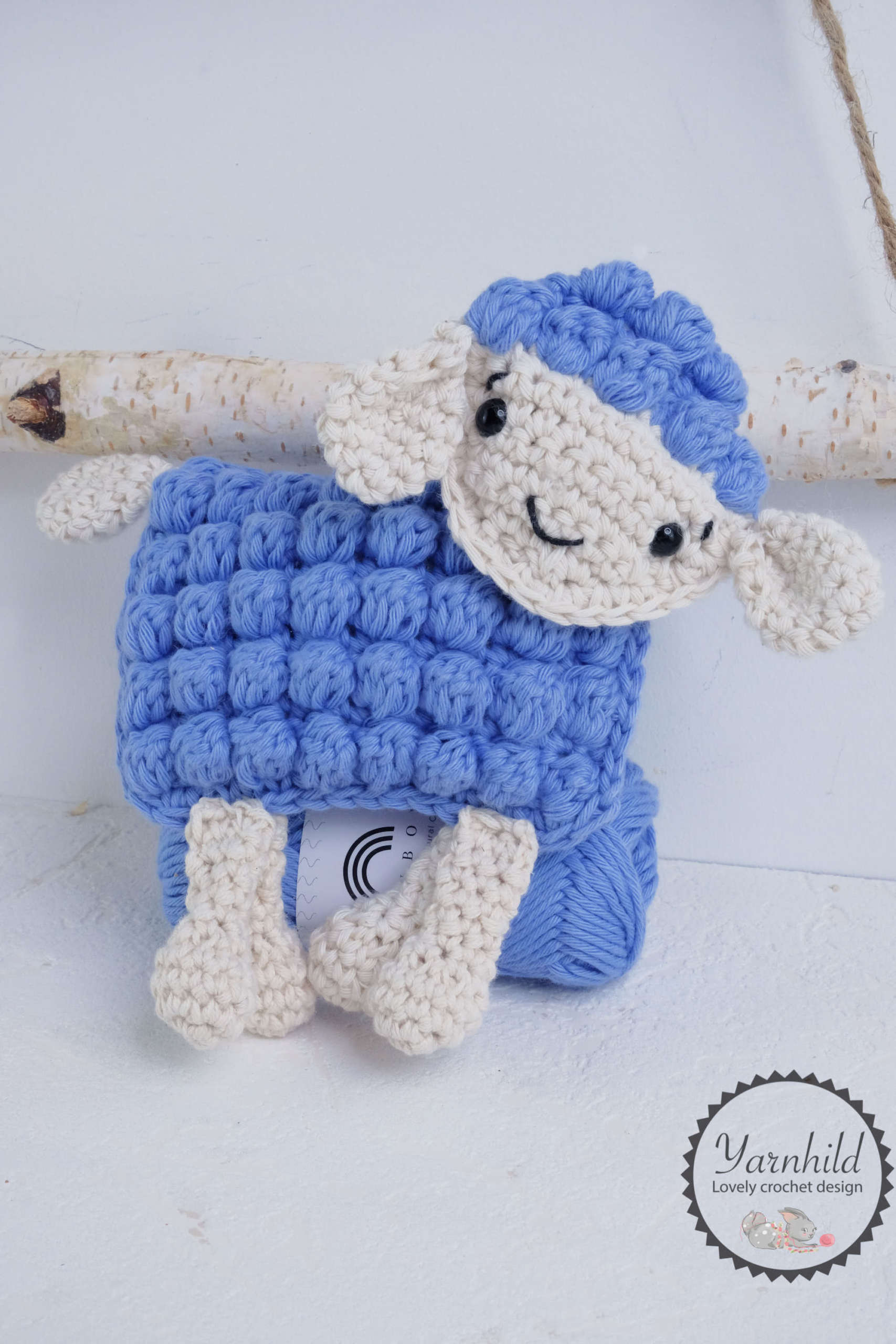 Sverre the Lamb - video tutorial - part 2 - how to make the body
