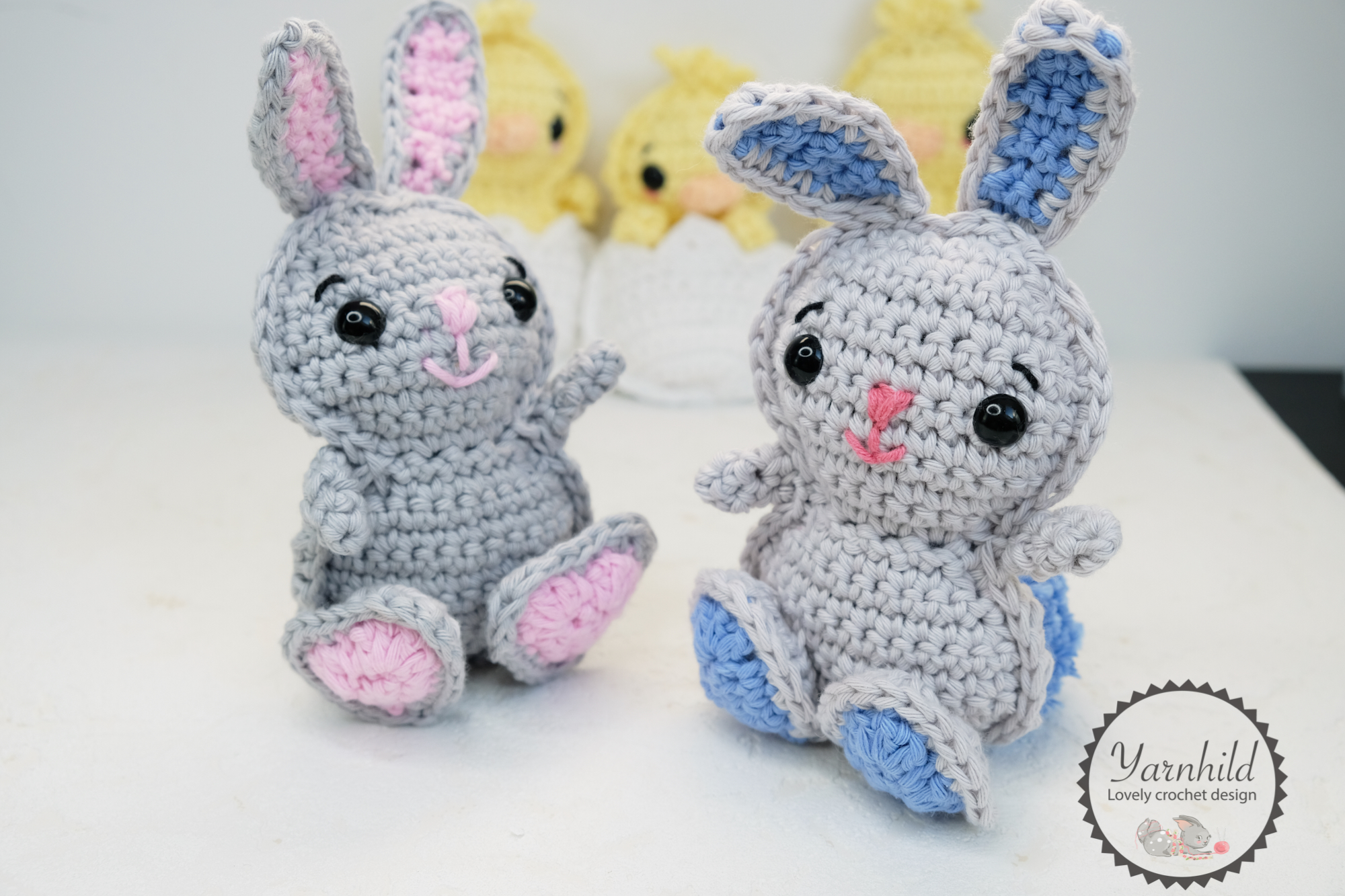 crochet ragdoll bunny 