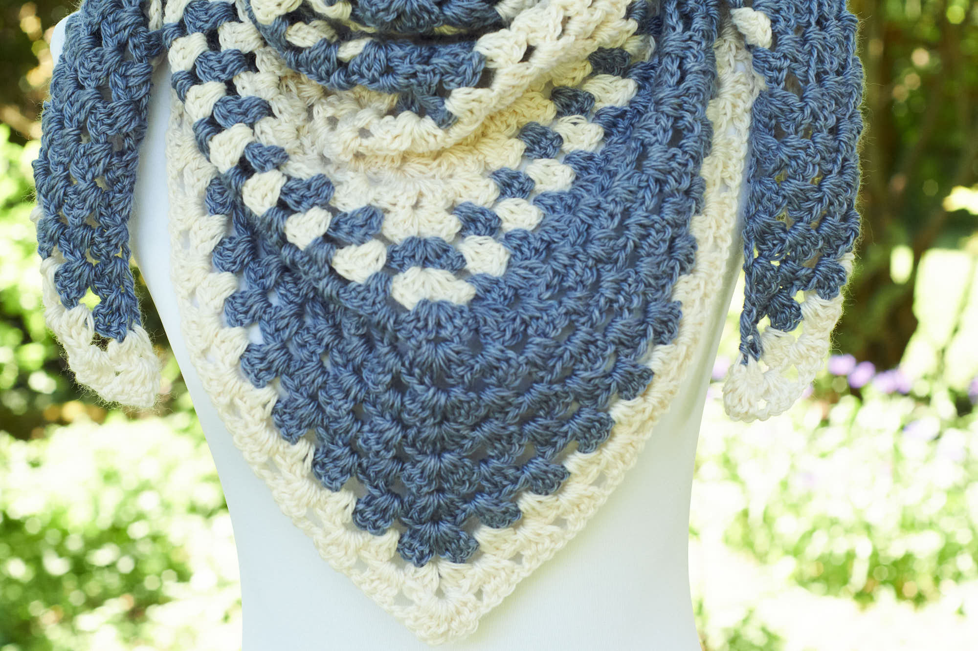 granny square shawl 