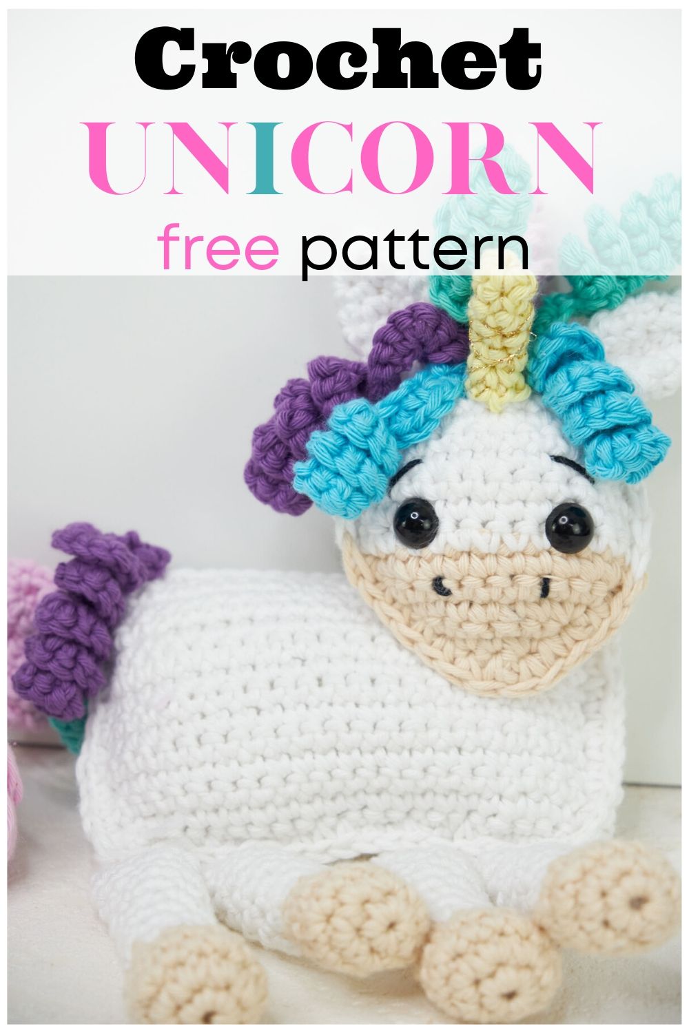 Crochet unicorn pattern. 
