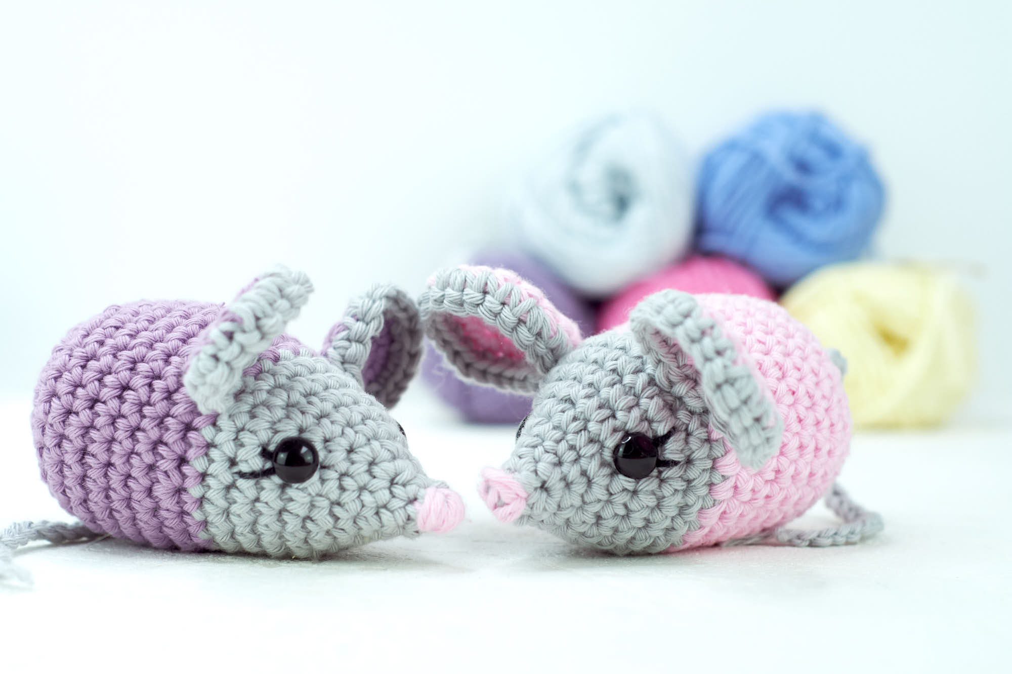 Crochet amigurumi mouse 