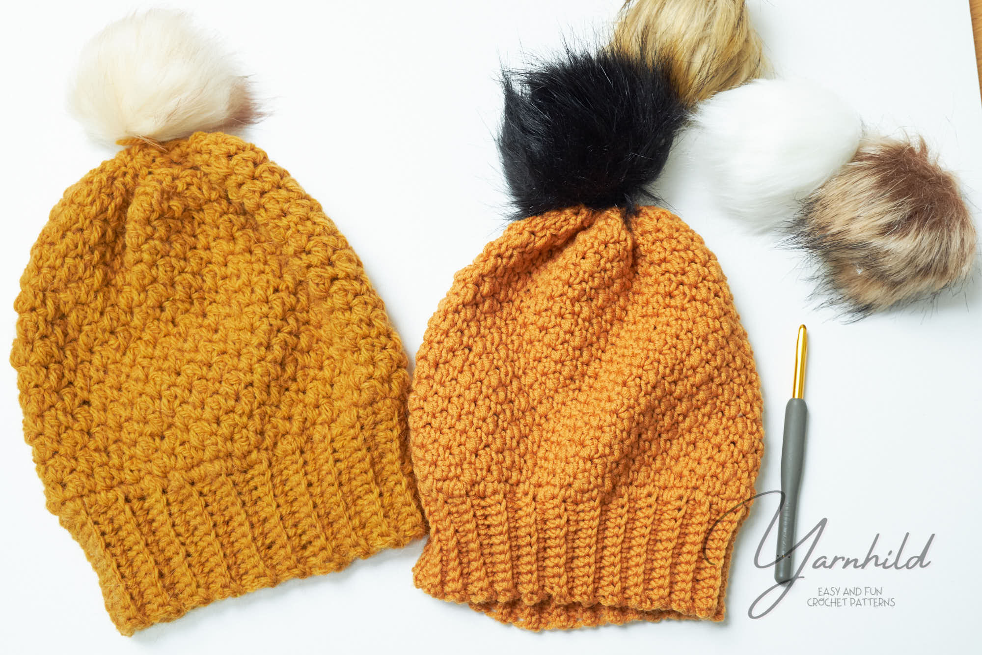 How to crochet an easy hat - a free pattern — In German and English