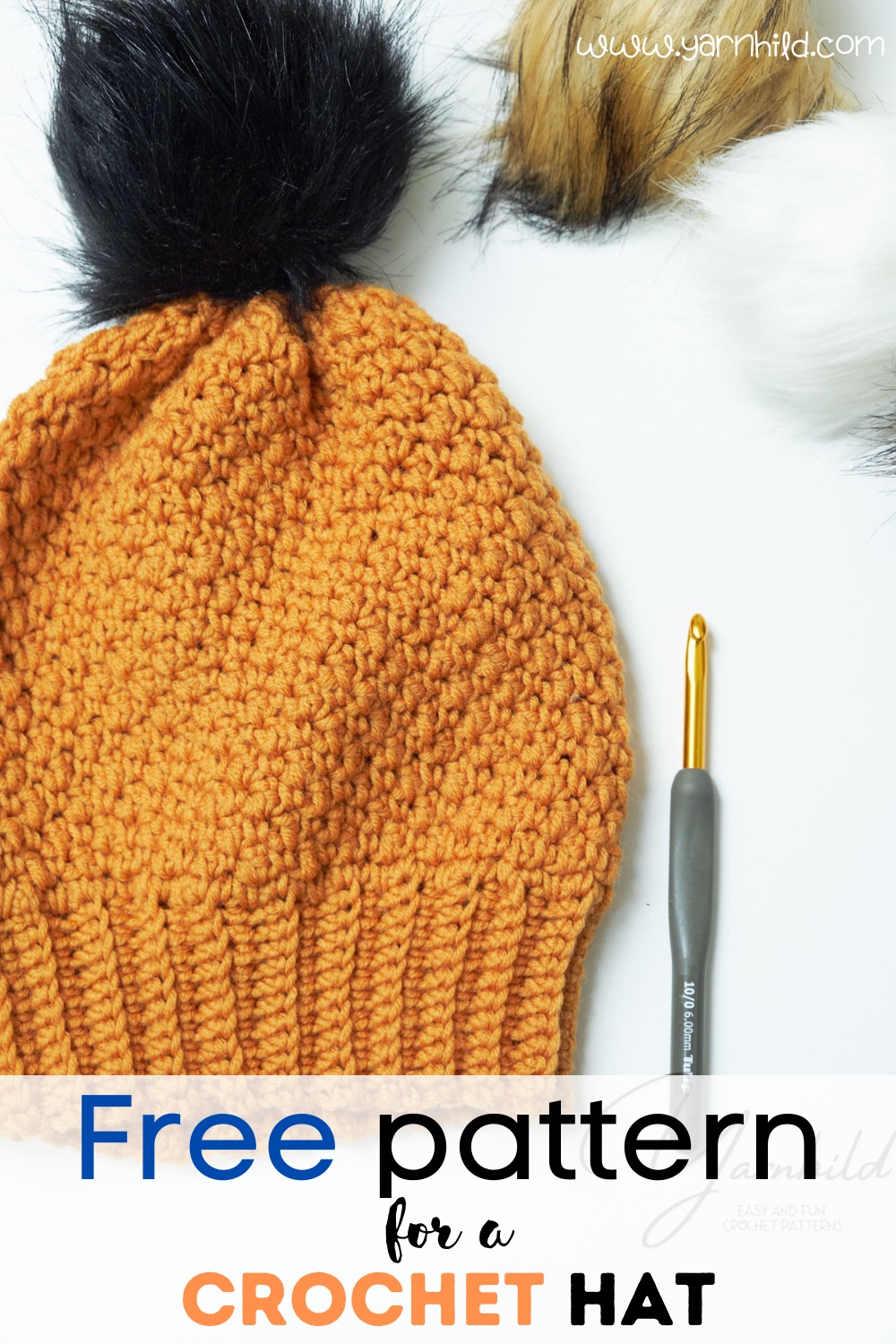 Crochet hat free pattern 