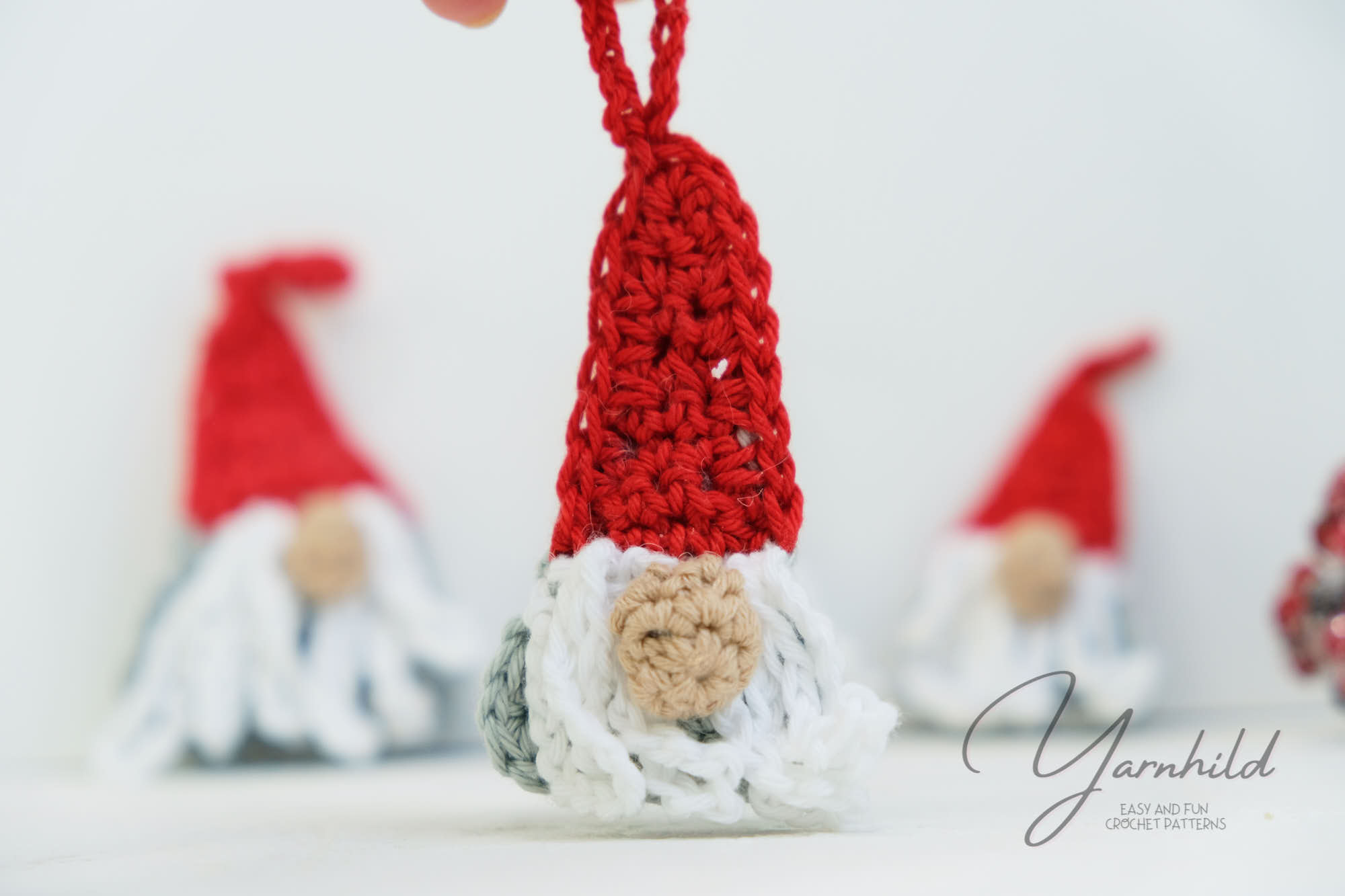 crochet mini gnome