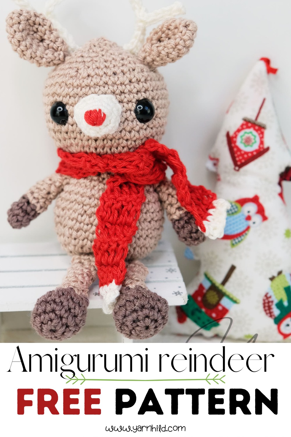 crochet reindeer 