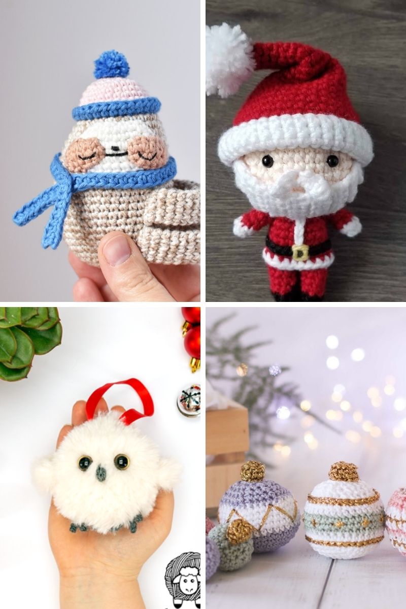 Free crochet Christmas patterns - 16 quick patterns for Christmas