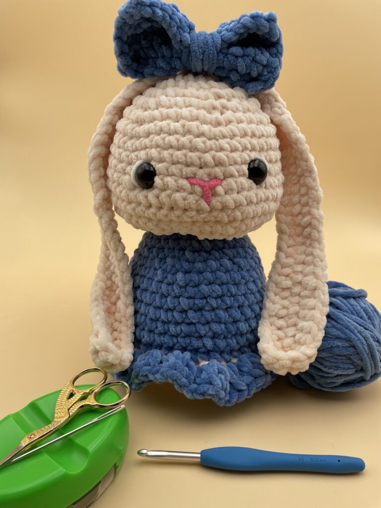 Crochet amigurumi bunny part 2