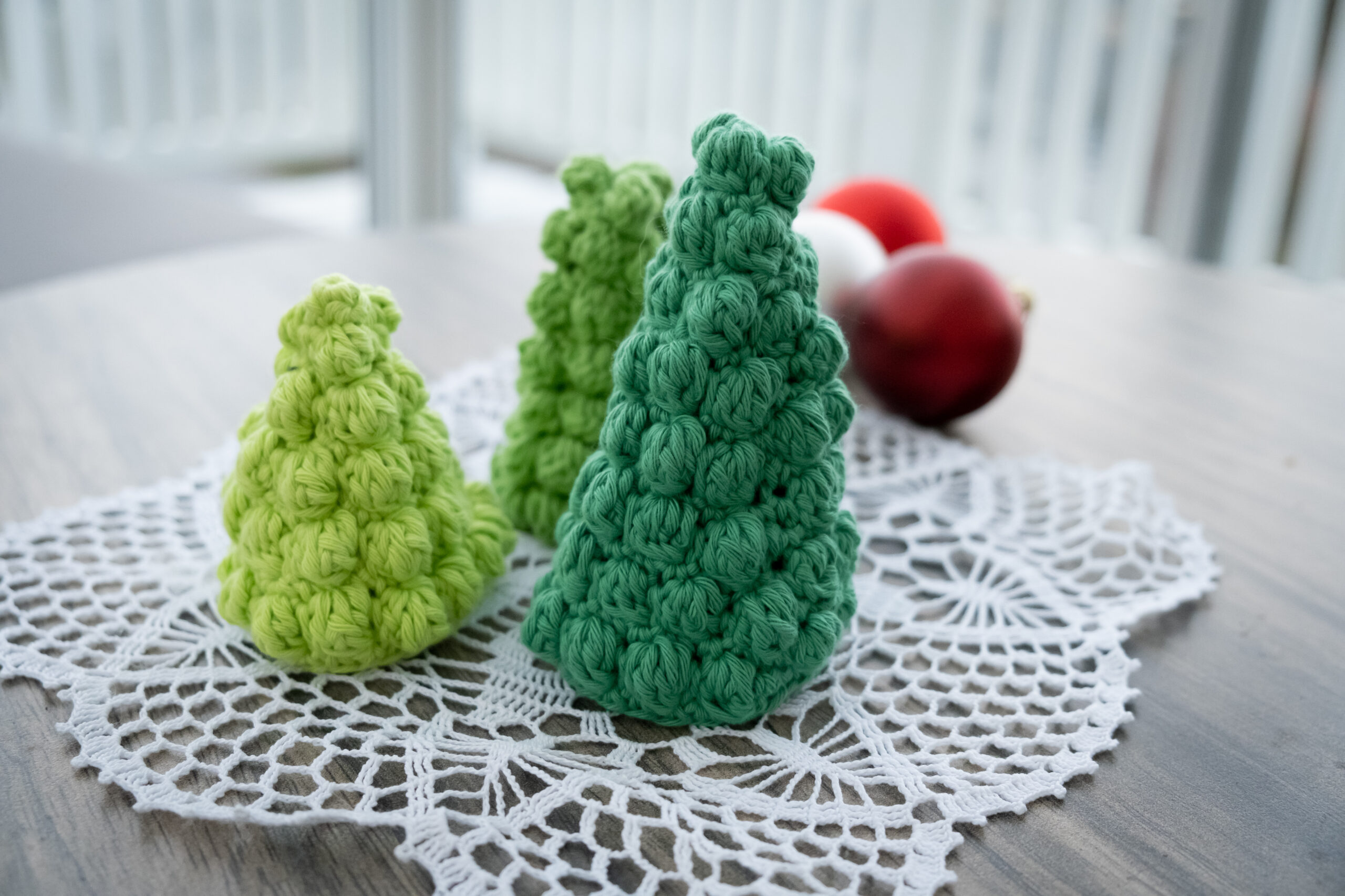 crochet bobble christmas tree